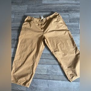 Ruby Red Summer Casual Pant with Embellishment on Ankle Size 18W Elastic Waist